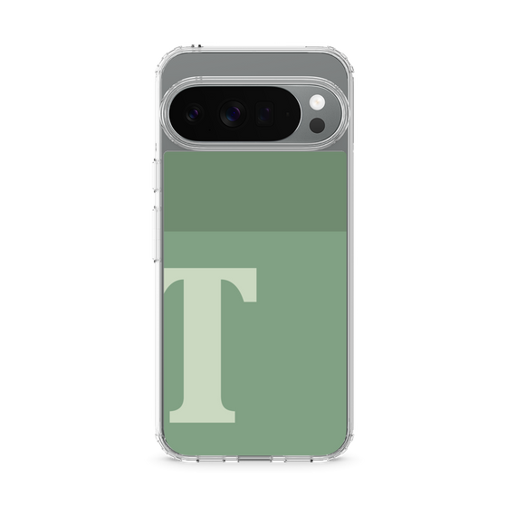 Slim Protection Case［ Original - initial two tone - T green ］