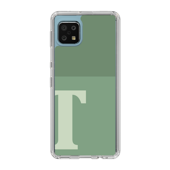 Slim Protection Case［ Original - initial two tone - T green ］
