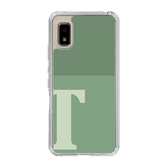 Slim Protection Case［ Original - initial two tone - T green ］