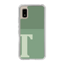 Slim Protection Case［ Original - initial two tone - T green ］
