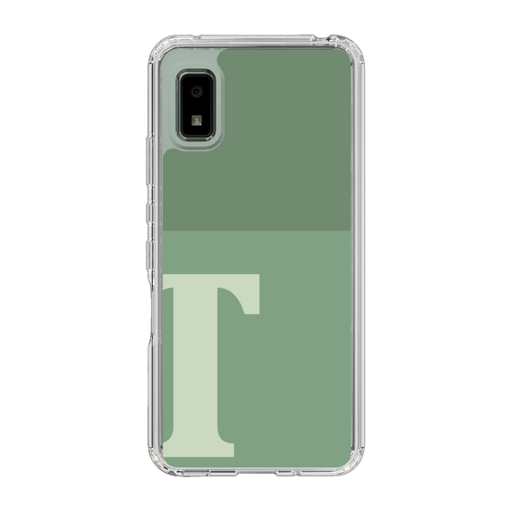 Slim Protection Case［ Original - initial two tone - T green ］