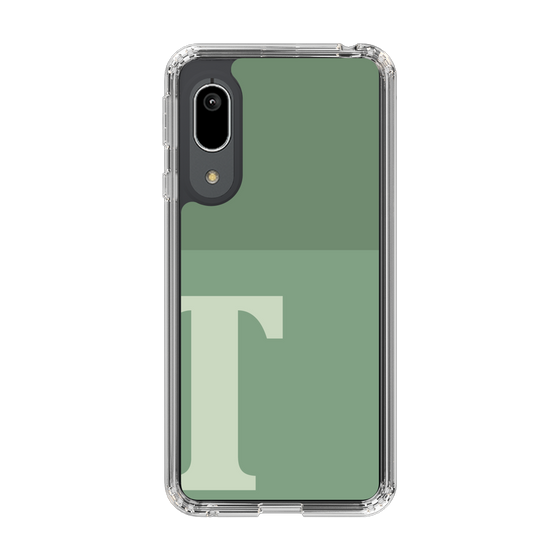 Slim Protection Case［ Original - initial two tone - T green ］