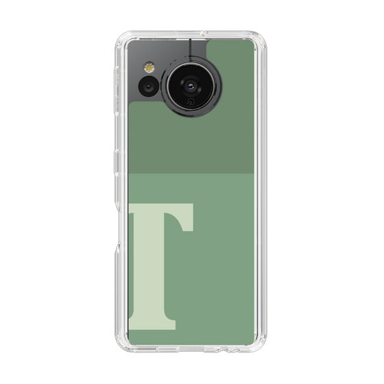 Slim Protection Case［ Original - initial two tone - T green ］