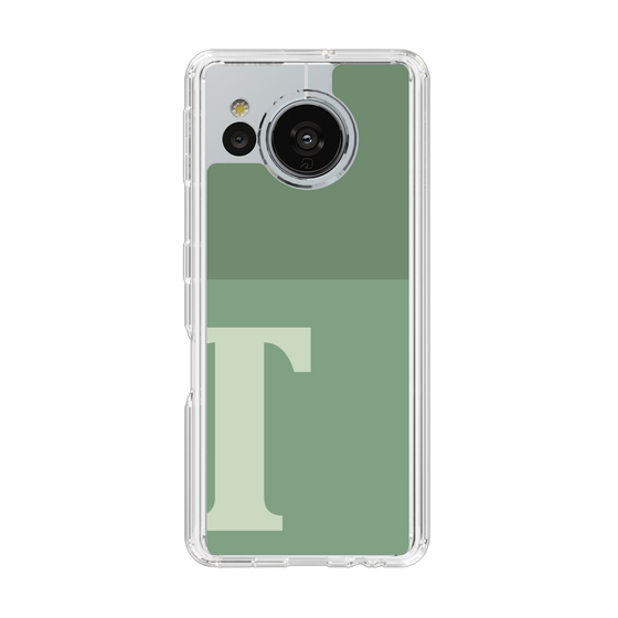 Slim Protection Case［ Original - initial two tone - T green ］
