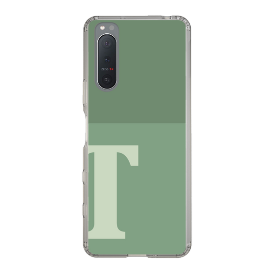 Slim Protection Case［ Original - initial two tone - T green ］