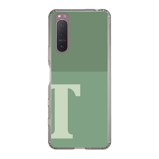 Slim Protection Case［ Original - initial two tone - T green ］