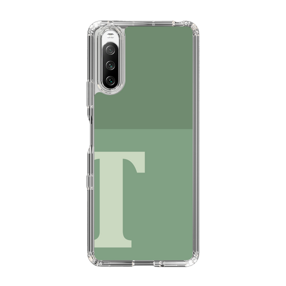 Slim Protection Case［ Original - initial two tone - T green ］