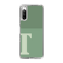 Slim Protection Case［ Original - initial two tone - T green ］