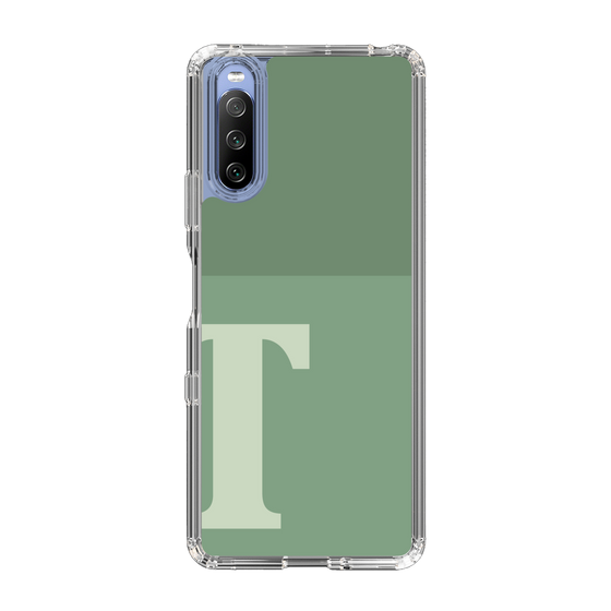 Slim Protection Case［ Original - initial two tone - T green ］