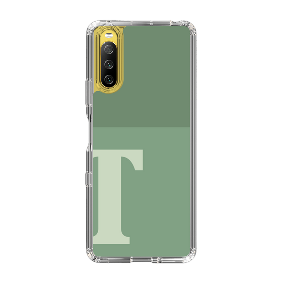 Slim Protection Case［ Original - initial two tone - T green ］