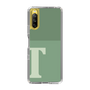 Slim Protection Case［ Original - initial two tone - T green ］