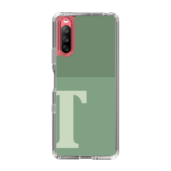 Slim Protection Case［ Original - initial two tone - T green ］