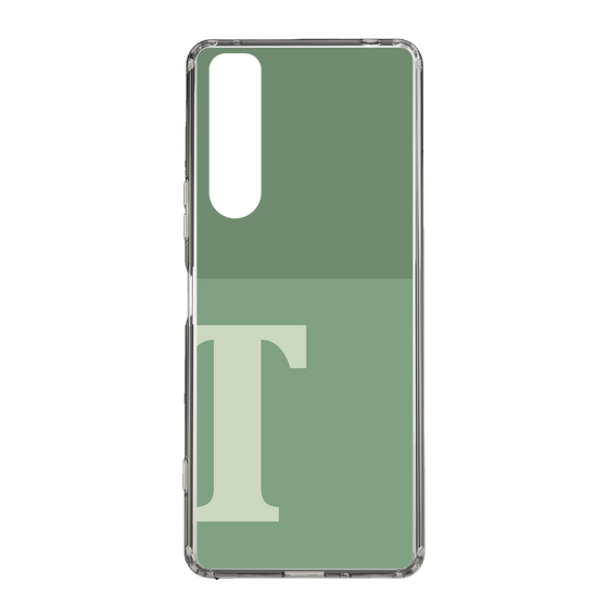 Slim Protection Case［ Original - initial two tone - T green ］