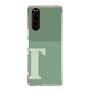 Slim Protection Case［ Original - initial two tone - T green ］