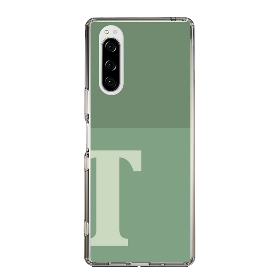 Slim Protection Case［ Original - initial two tone - T green ］