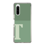 Slim Protection Case［ Original - initial two tone - T green ］