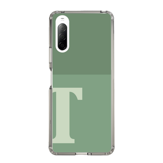 Slim Protection Case［ Original - initial two tone - T green ］