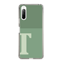 Slim Protection Case［ Original - initial two tone - T green ］