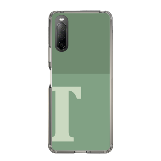 Slim Protection Case［ Original - initial two tone - T green ］