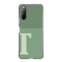 Slim Protection Case［ Original - initial two tone - T green ］