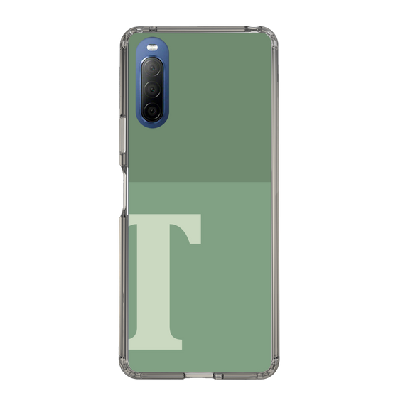 Slim Protection Case［ Original - initial two tone - T green ］