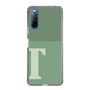 Slim Protection Case［ Original - initial two tone - T green ］