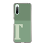 Slim Protection Case［ Original - initial two tone - T green ］