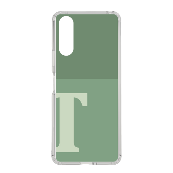 Slim Protection Case［ Original - initial two tone - T green ］