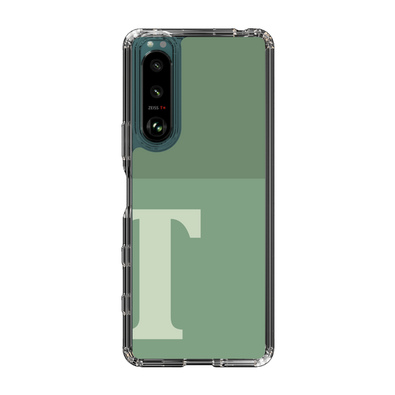 Slim Protection Case［ Original - initial two tone - T green ］