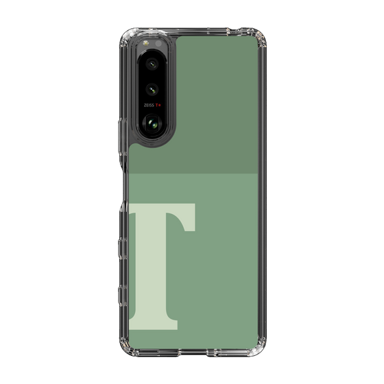 Slim Protection Case［ Original - initial two tone - T green ］