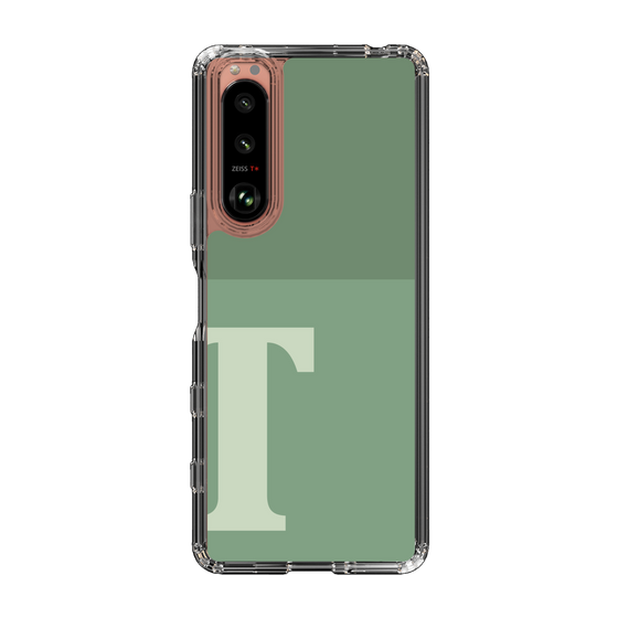 Slim Protection Case［ Original - initial two tone - T green ］
