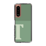 Slim Protection Case［ Original - initial two tone - T green ］