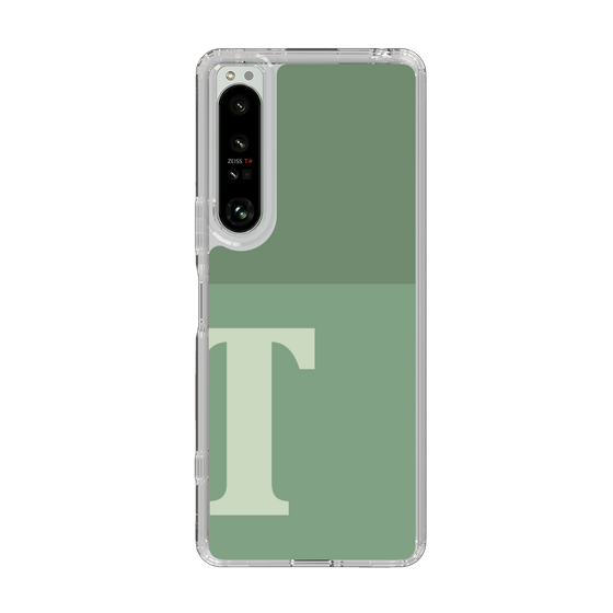 Slim Protection Case［ Original - initial two tone - T green ］