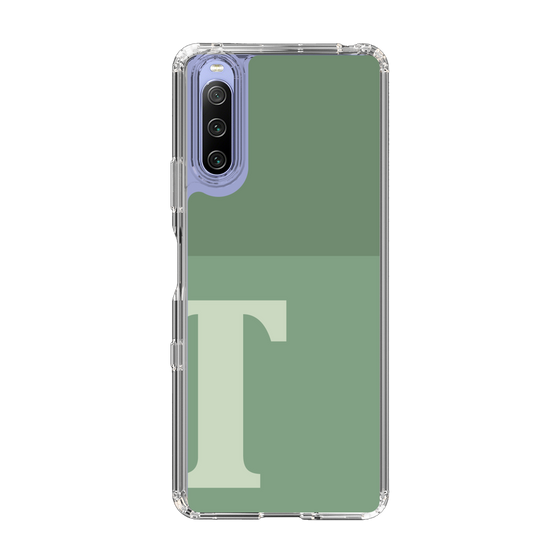 Slim Protection Case［ Original - initial two tone - T green ］