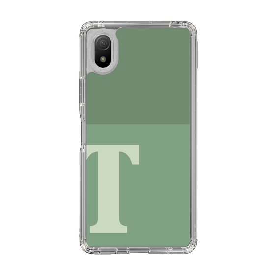 Slim Protection Case［ Original - initial two tone - T green ］