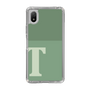 Slim Protection Case［ Original - initial two tone - T green ］