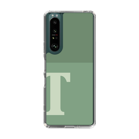 Slim Protection Case［ Original - initial two tone - T green ］