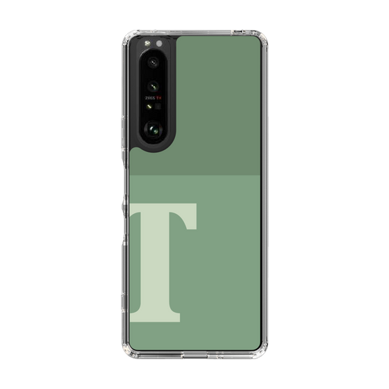 Slim Protection Case［ Original - initial two tone - T green ］