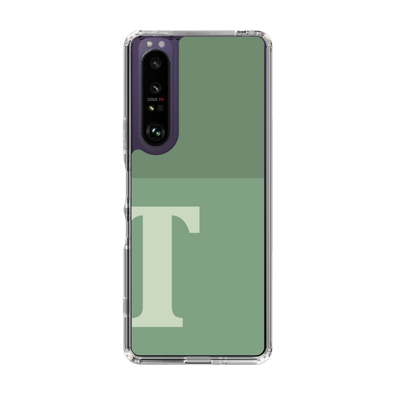 Slim Protection Case［ Original - initial two tone - T green ］