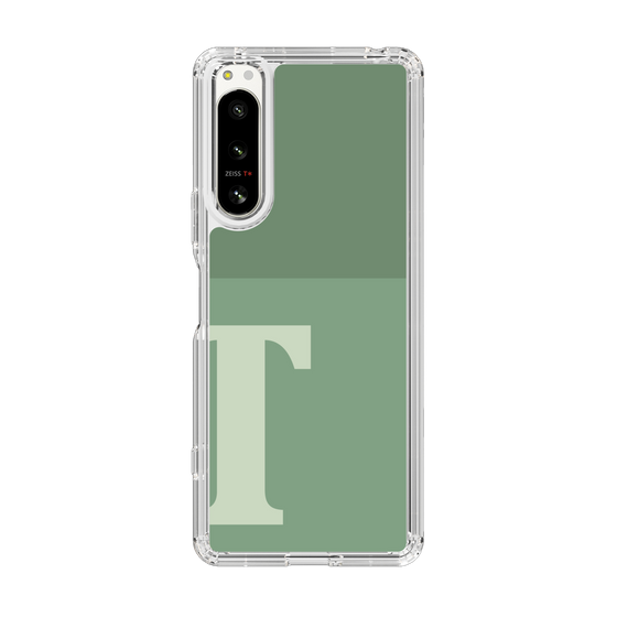 Slim Protection Case［ Original - initial two tone - T green ］