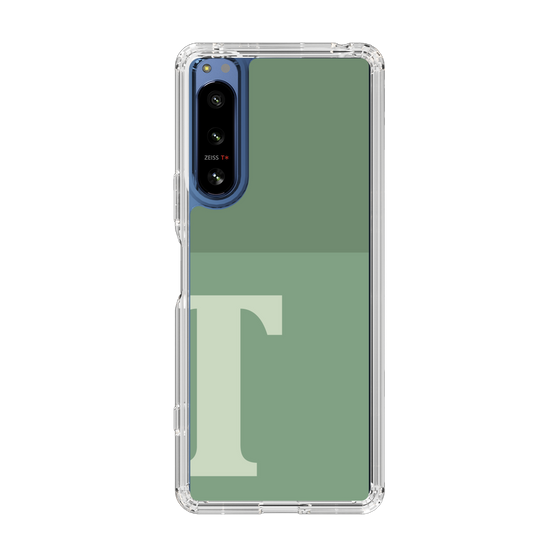 Slim Protection Case［ Original - initial two tone - T green ］