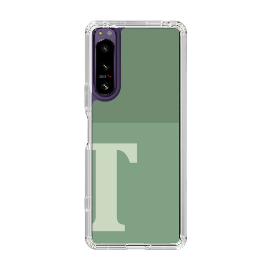 Slim Protection Case［ Original - initial two tone - T green ］