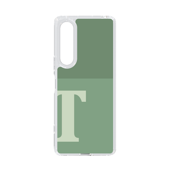 Slim Protection Case［ Original - initial two tone - T green ］