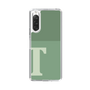 Slim Protection Case［ Original - initial two tone - T green ］