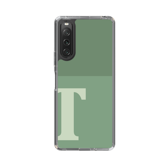 Slim Protection Case［ Original - initial two tone - T green ］