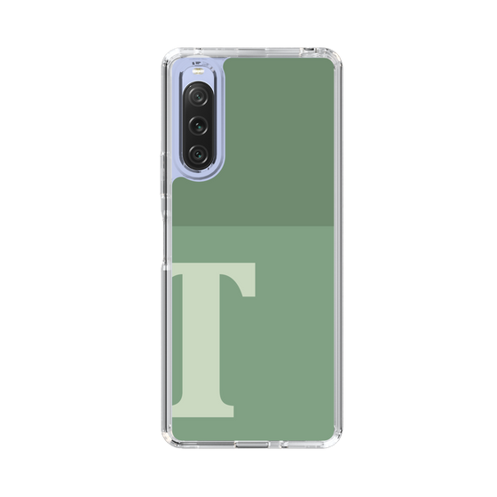 Slim Protection Case［ Original - initial two tone - T green ］