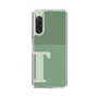 Slim Protection Case［ Original - initial two tone - T green ］