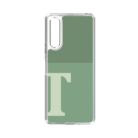Slim Protection Case［ Original - initial two tone - T green ］