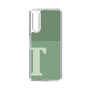 Slim Protection Case［ Original - initial two tone - T green ］
