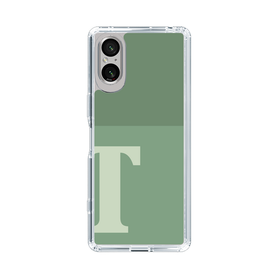 Slim Protection Case［ Original - initial two tone - T green ］